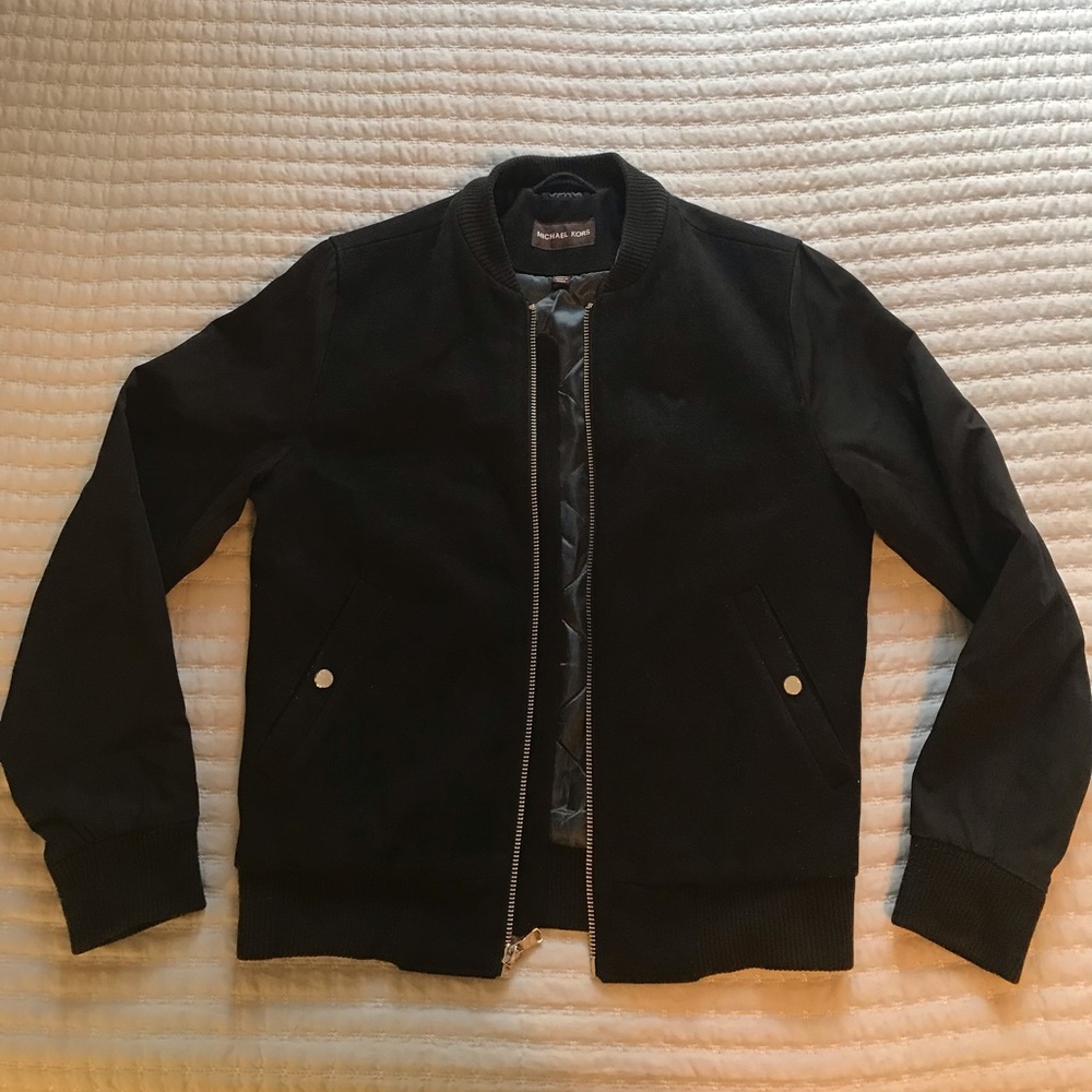 Black Bomber Jacket
